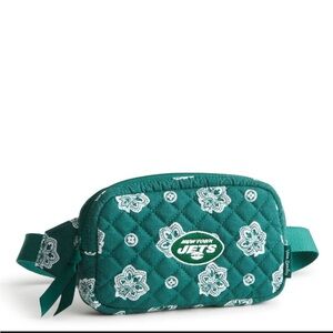 Vera Bradley NFL New York Jets Mini Belt Bag in the Bandana Print